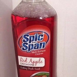 5 pack Spic and Span Red Apple Orchard All Purpose  Surface Liquid Cleaner 20 oz